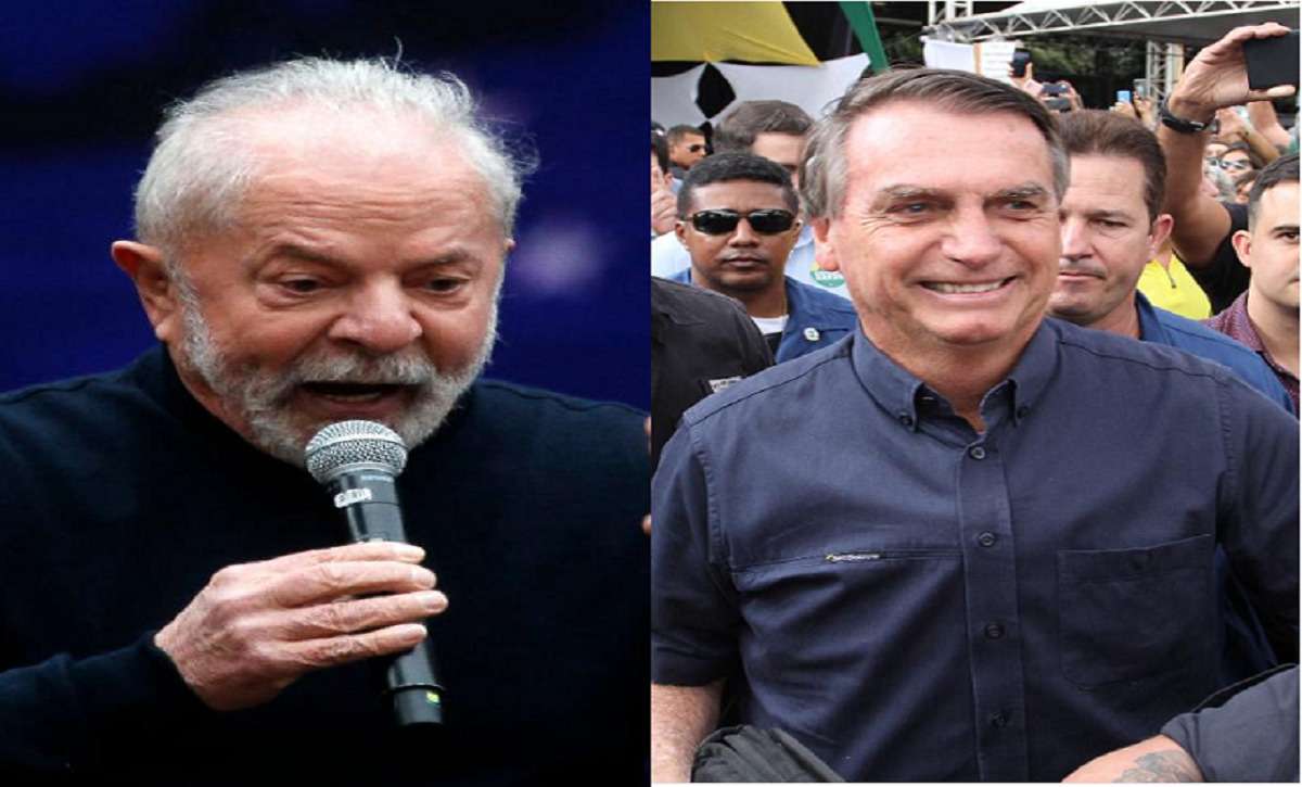 Instituto AtlasIntel: Lula lidera intenções, com 46,7%; Bolsonaro tem 38,3% - Miguel Schincariol/AFP; Edésio Ferreira/EM/D.A Press