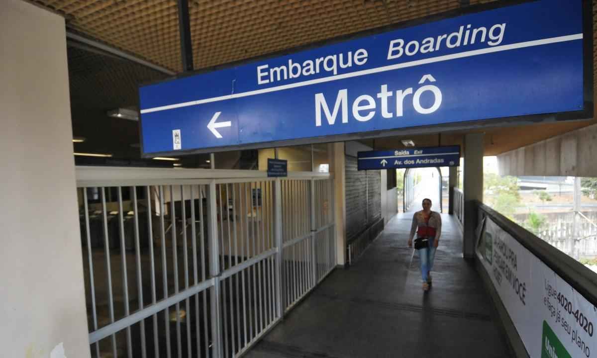 Metroviários mantêm greve geral em BH, em decisão aprovada por assembleia - Gladyston Rodrigues/EM/D.A Press
