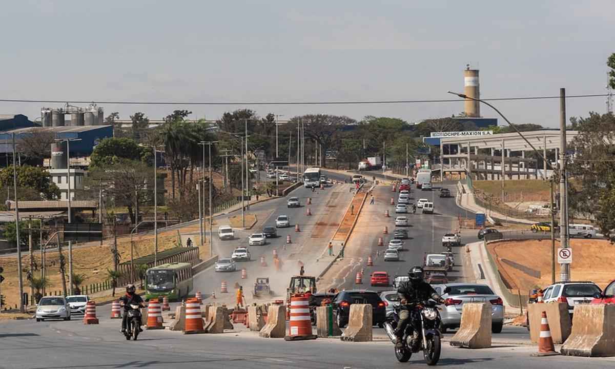 Viaduto em Contagem será entregue sem as obras terem sido finalizadas - Prefeitura de Contagem/Divulgação