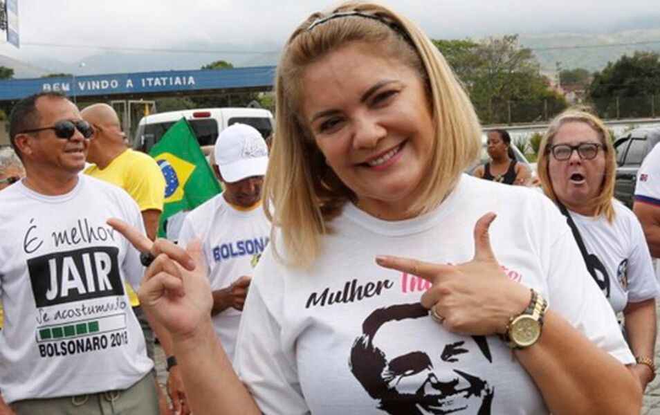 PF pede investigação de ex-mulher de Bolsonaro por compra de mansão - Redes Sociais/Reprodução