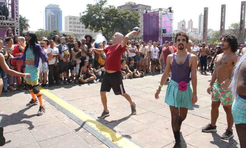 Virada Cultural de BH: diversão e protesto marcam campeonato de gaymada - Edésio Ferreira/EM/D.A Press 