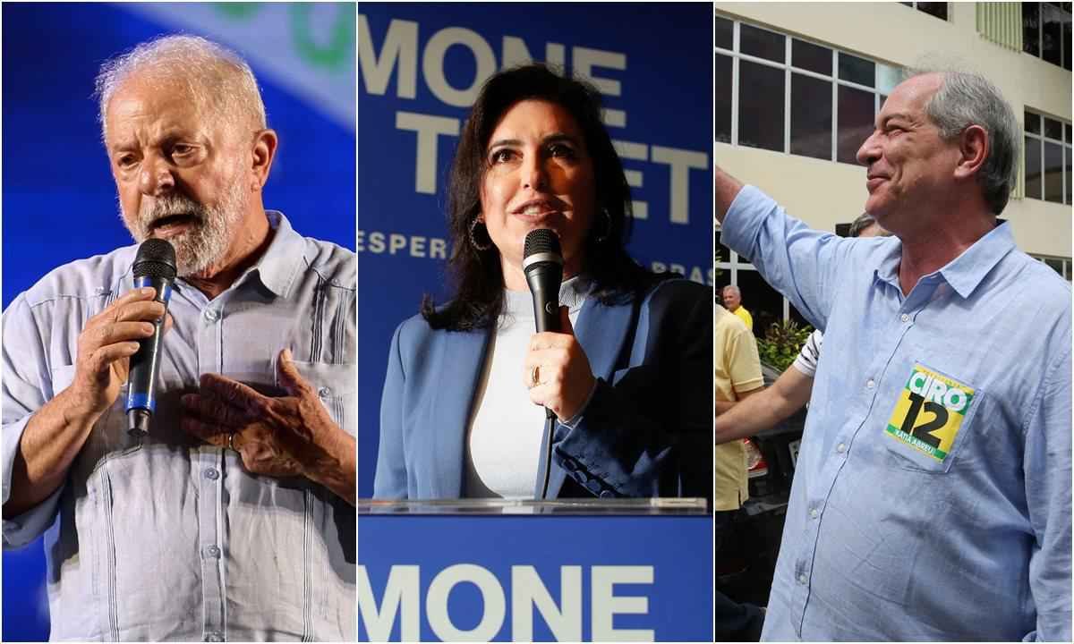 Veja a agenda dos candidatos à Presidência nesta segunda (5/9) - Reprodução/AFP