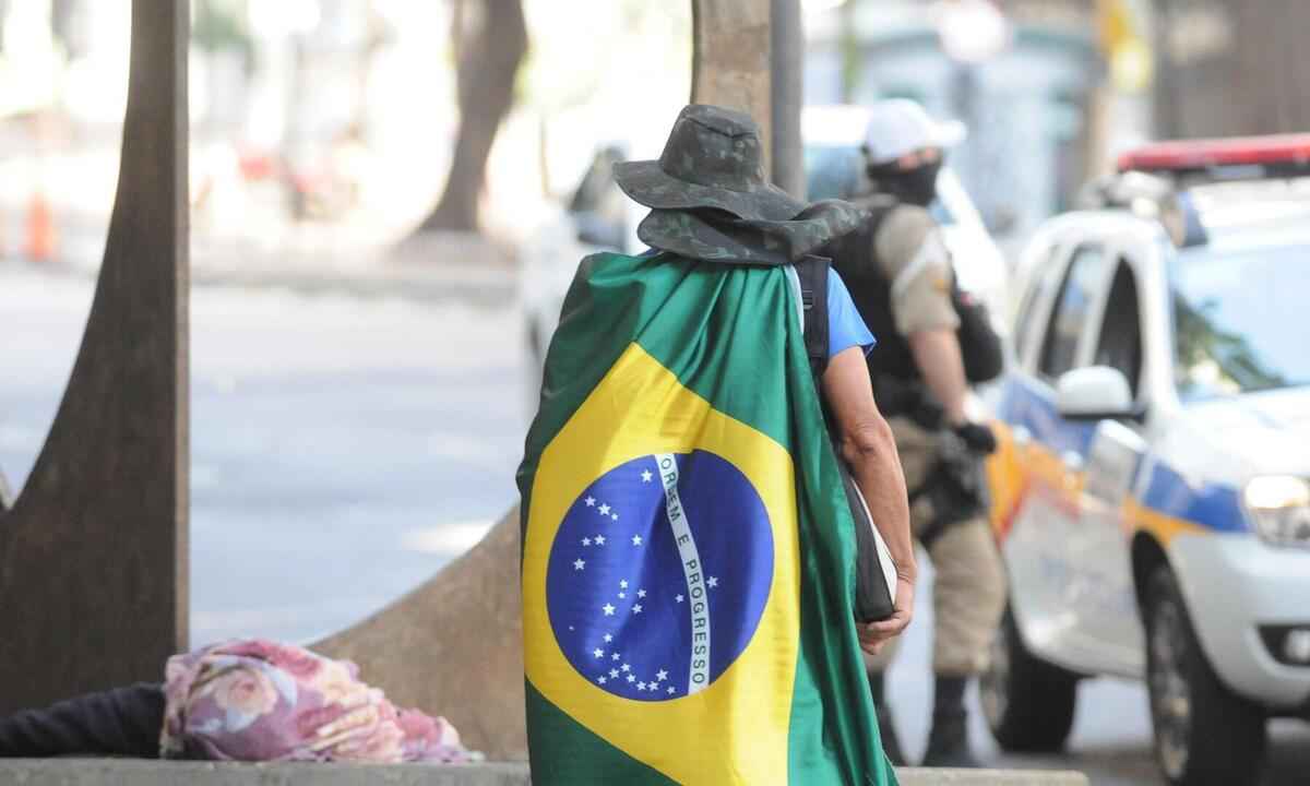 7 de Setembro em BH: desfile, ato pró-Bolsonaro e Grito dos Excluídos - Leandro Couri/EM/D.A Press