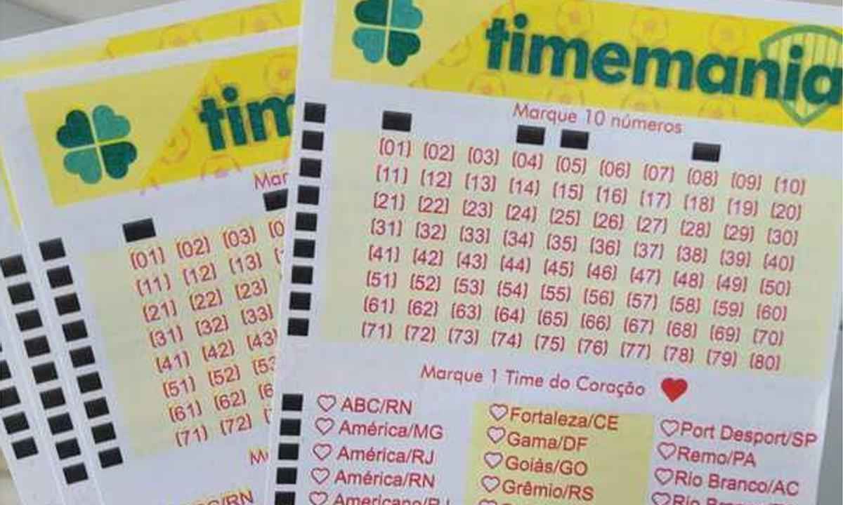 Timemania 1831: apostador acerta sete números e ganha mais de R$ 7 milhões - Reprodução
