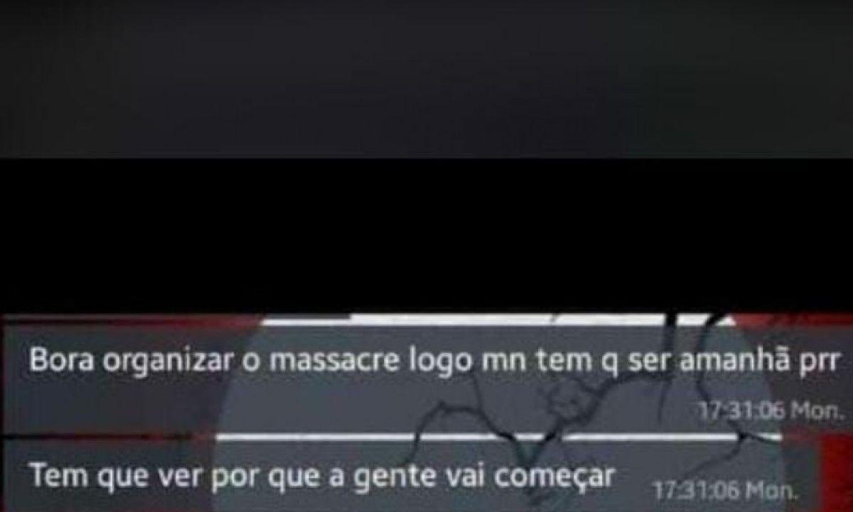 Ameaça virtual de massacre assusta alunos de escola em Matias Barbosa - Divulgação/Polícia Militar