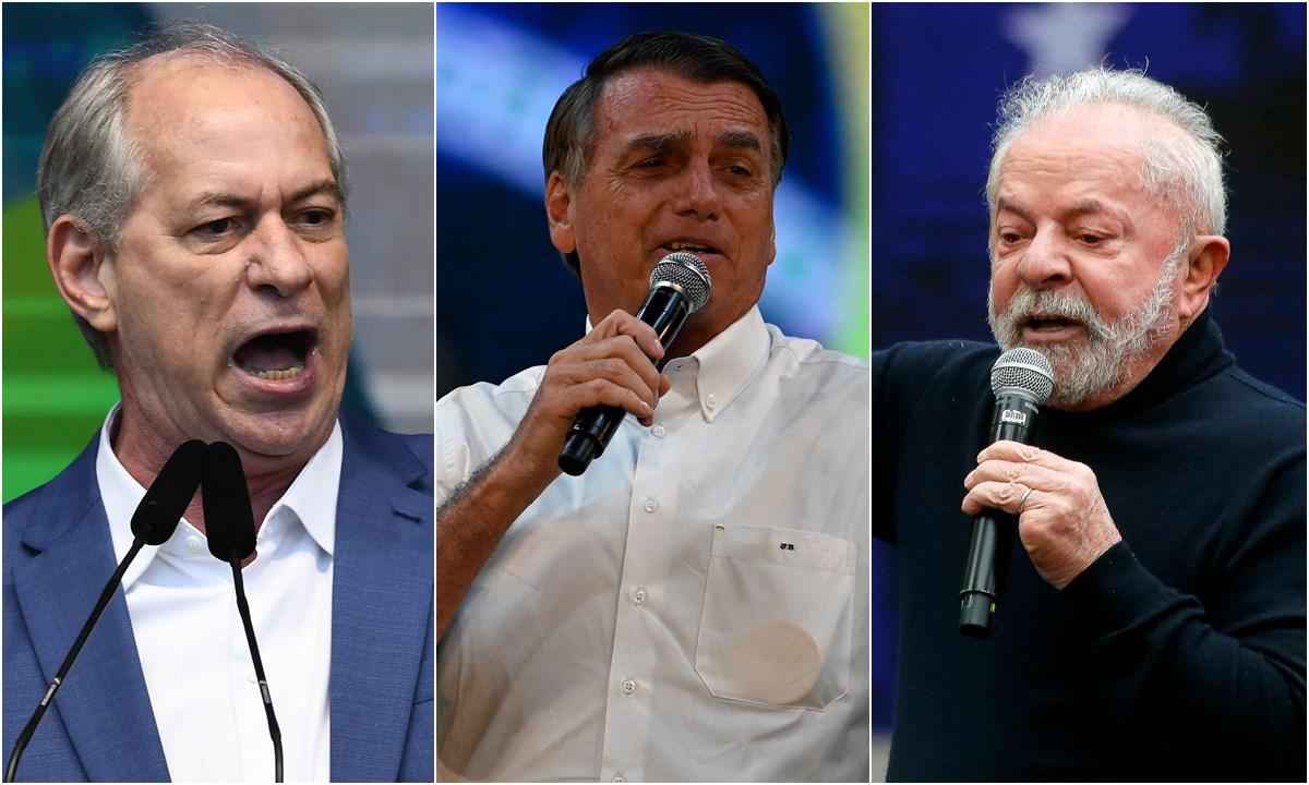 Ciro critica Bolsonaro por 'imbrocháveis' e chama Lula de 'falsa divindade' - Reprodução/AFP