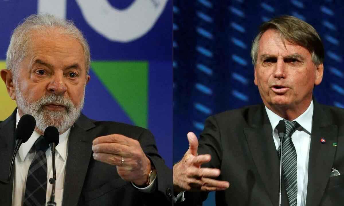 Pesquisa Ipespe: Lula tem vantagem de 8 pontos sobre Bolsonaro no 1º turno - Miguel Schincariol/AFP