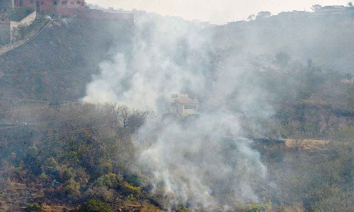 Fogo não dá trégua e deixa rastro de destruição de áreas verdes em MG - Túlio Santos/EM/D.A Press