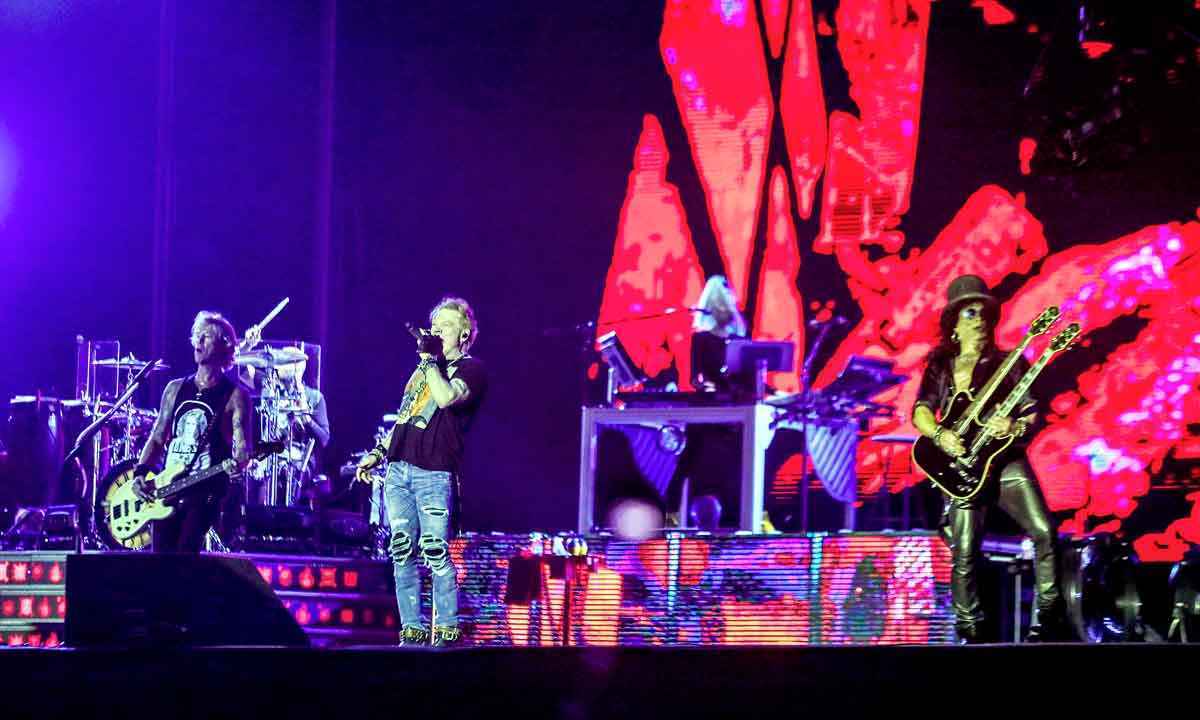 Com Axl-Slash-Duff,  Guns N' Roses desembarca nesta terça em BH - JL Rosa/TheNews2/Folhapress