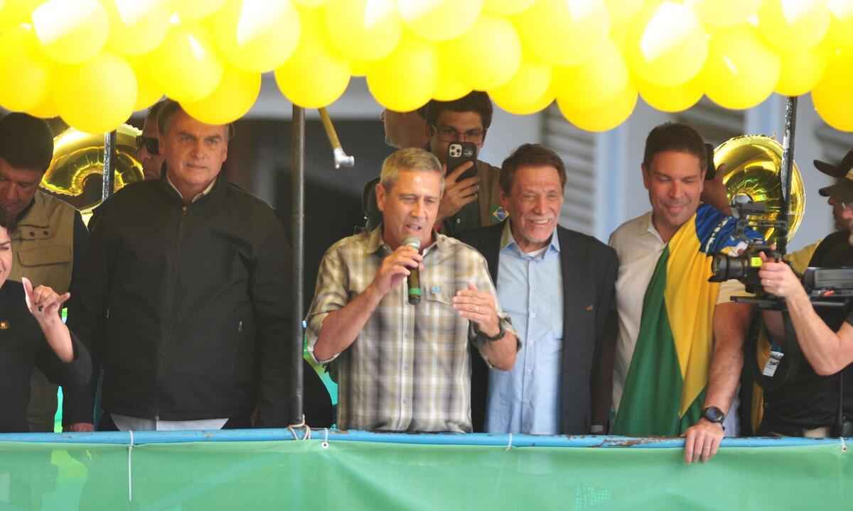 Candidato a vice de Bolsonaro, Braga Netto faz 'ronda' pela Grande BH - Alexandre Guzanshe/EM/DA Press