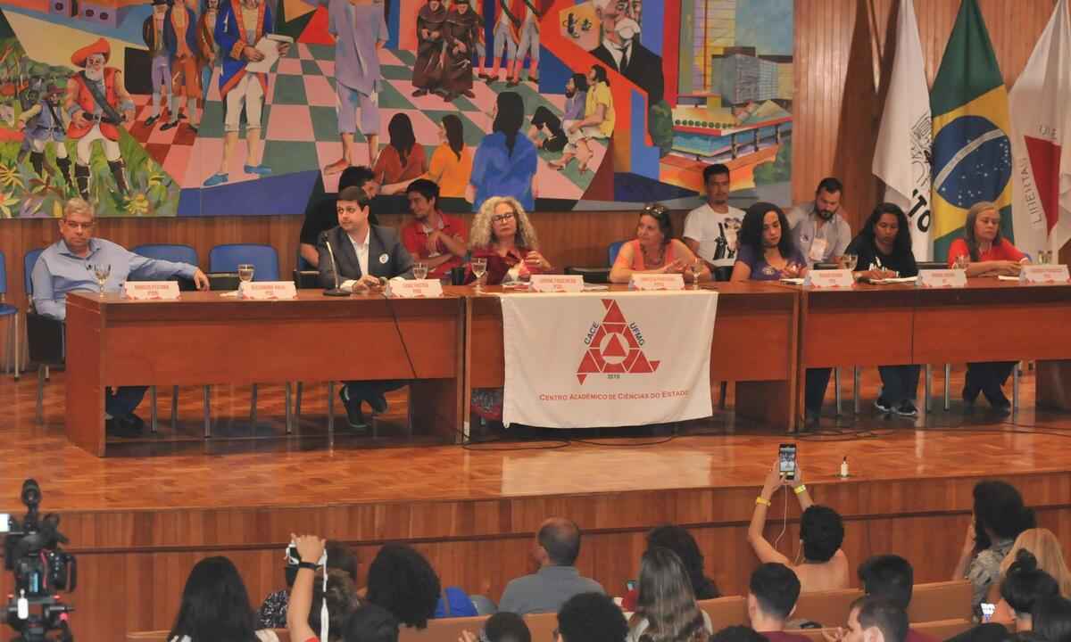 Sem Zema, Kalil e Viana, candidatos ao governo de Minas debatem propostas - Marcos Vieira/EM/D.A Press