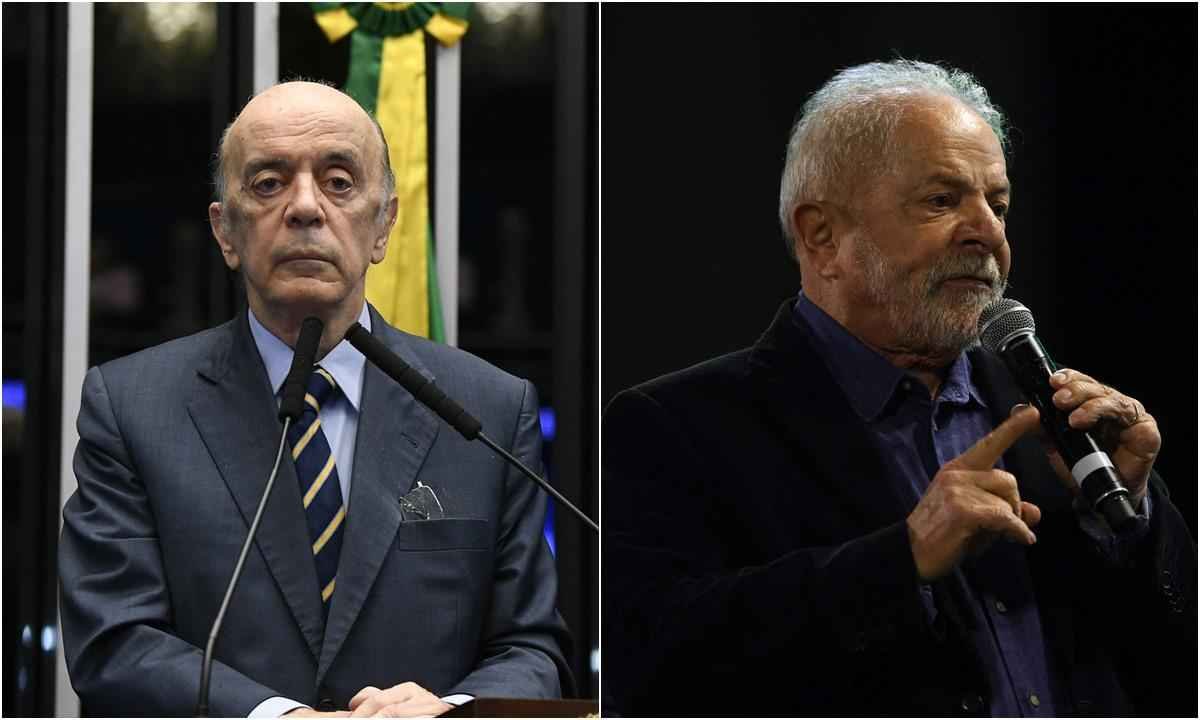 Serra nega apoio a Lula no 1º turno: 'Fake news do PT' - Reprodução/Senado/AFP