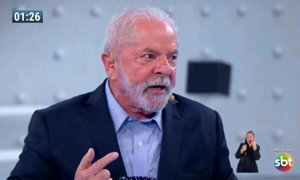 Lula no Ratinho: 'Bolsonaro não construiu p*rra nenhuma' - SBT/YouTube/Reprodução