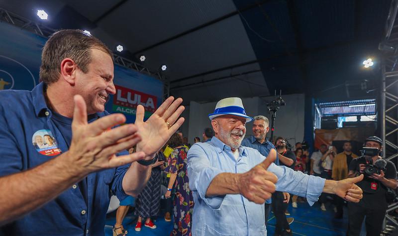 Em ato no Rio, Lula provoca Ciro e diz que Brizola estaria ao seu lado - Ricardo Stuckert/PT