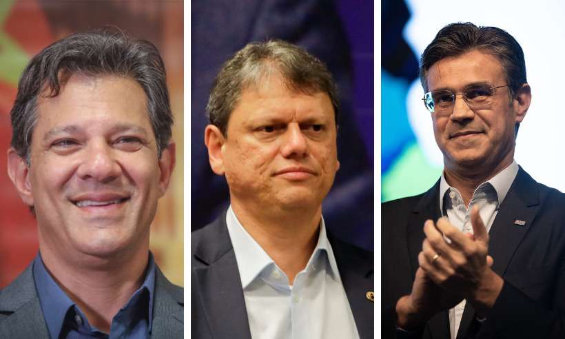 Quaest: Haddad lidera com 31% em São Paulo - Ricardo Stuckert/PT; Alan Santos/PR; Divulgação
