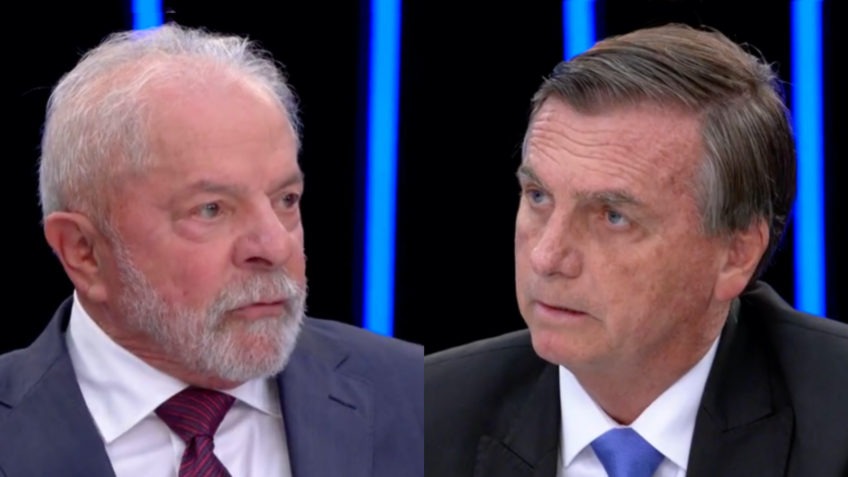 Ipec: Lula tem 52% dos votos válidos contra 34% de Bolsonaro  - AFP