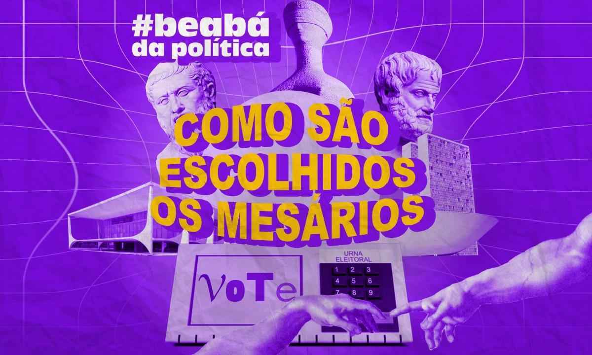 Vídeo explica como são escolhidos os mesários - Arte EM