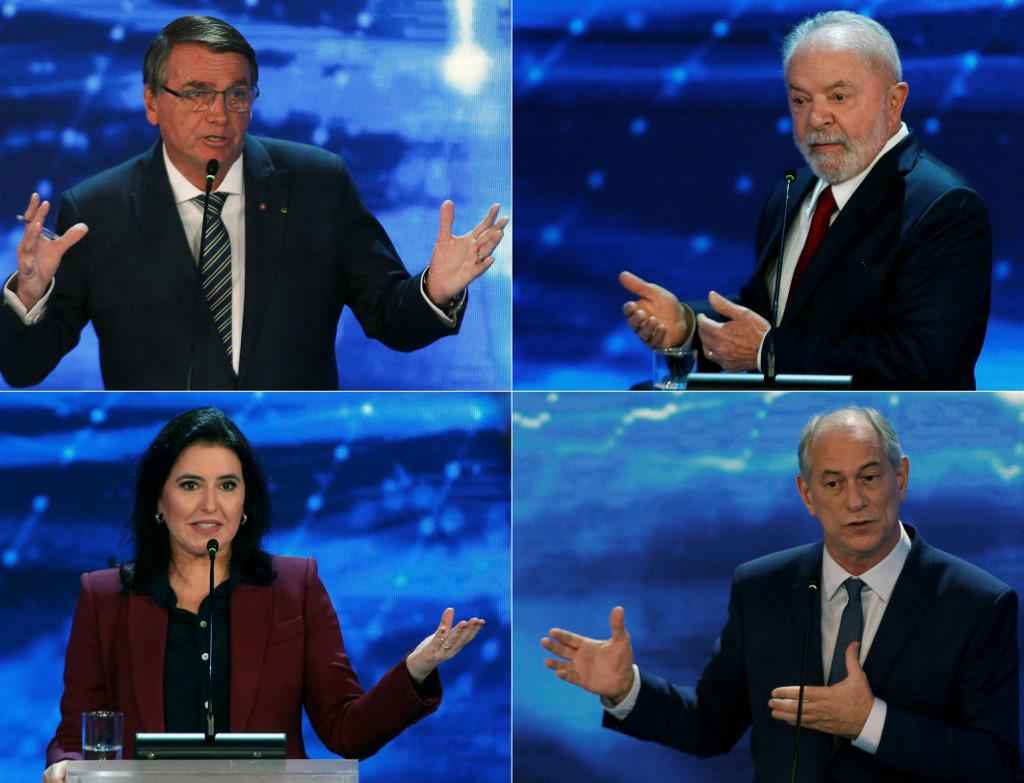 Panorama dos principais candidatos à Presidência do Brasil - Miguel SCHINCARIOL / AFP