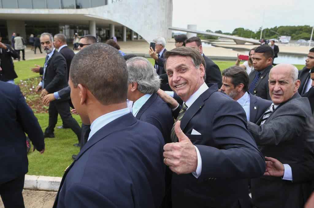 Jair Bolsonaro, diante do desafio de manter vivas suas chances de reeleição - Sergio LIMA / AFP