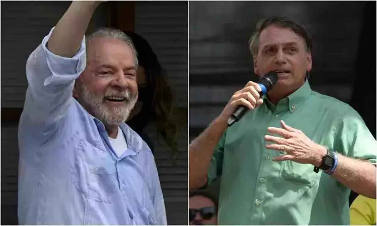 Pesquisa CNT/MDA: em segundo turno, Lula tem 50,4%, Bolsonaro 41,2% - Mauro Pimentel/AFP/Tulio Santos/EM/D.A Press