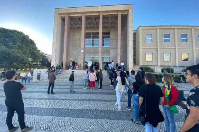 Lisboa registra filas longas para votação, mas sem tumultos - Vicente Nunes/CB/D.A. Press