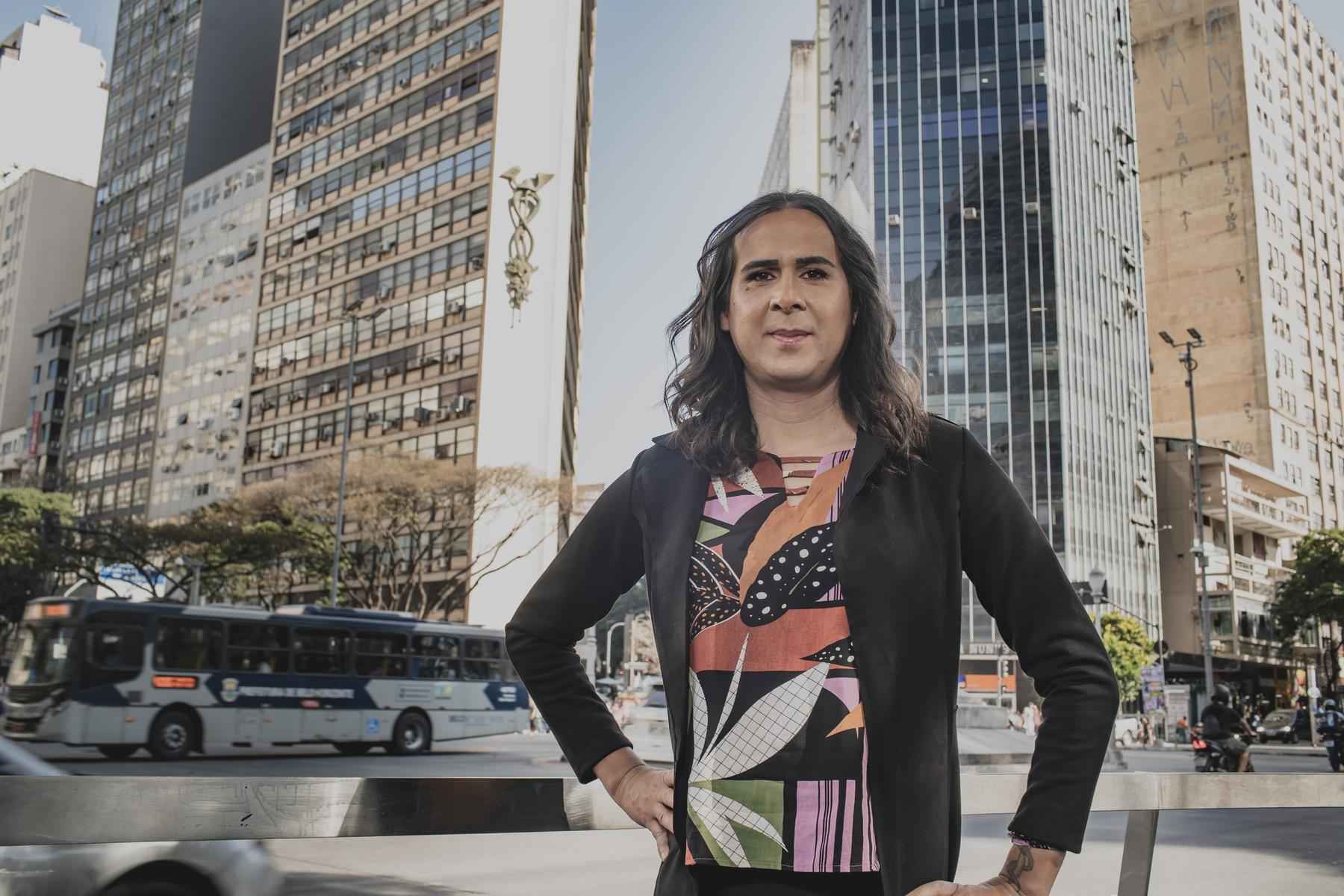 Duda Salabert é a primeira travesti eleita por Minas para o Congresso - Bruna Brandão/Divulgação