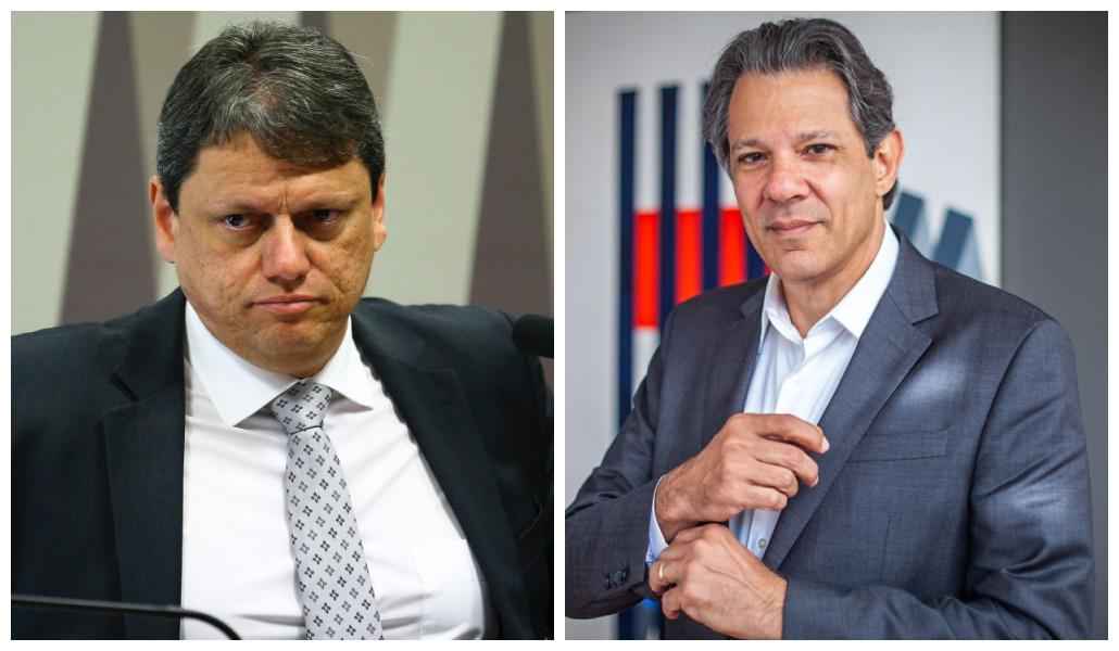 Tarcísio e Haddad chegam ao 2º turno em SP e impõem derrota ao PSDB - Marcelo Camargo/Agência Brasil e Redes Sociais/Reprodução