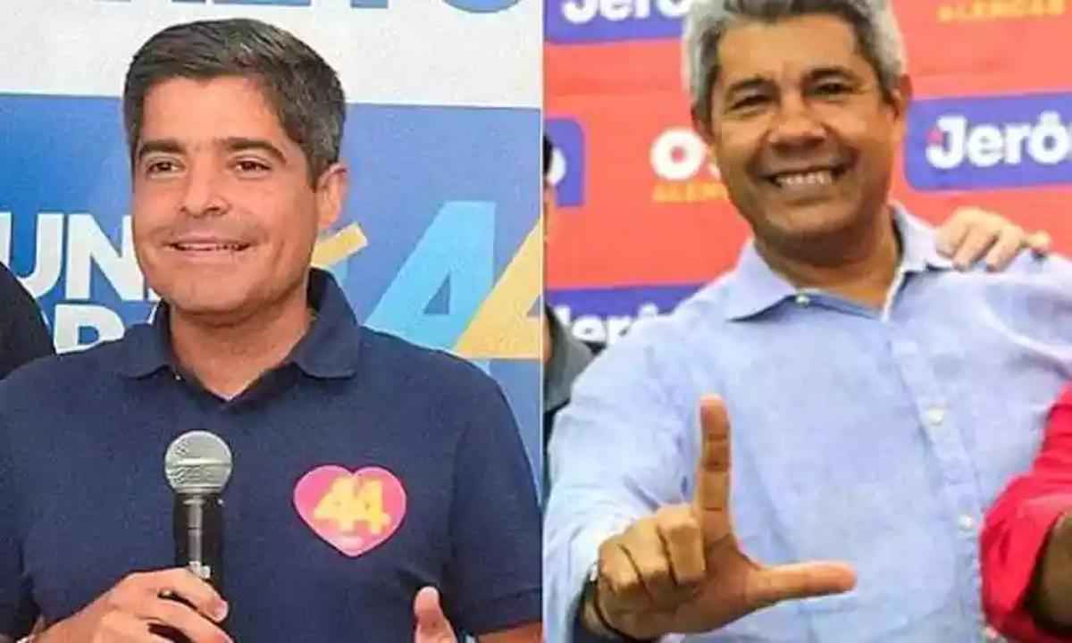 ACM Neto e Jerônimo irão disputar 2º turno na Bahia - Redes Sociais/Reprodução