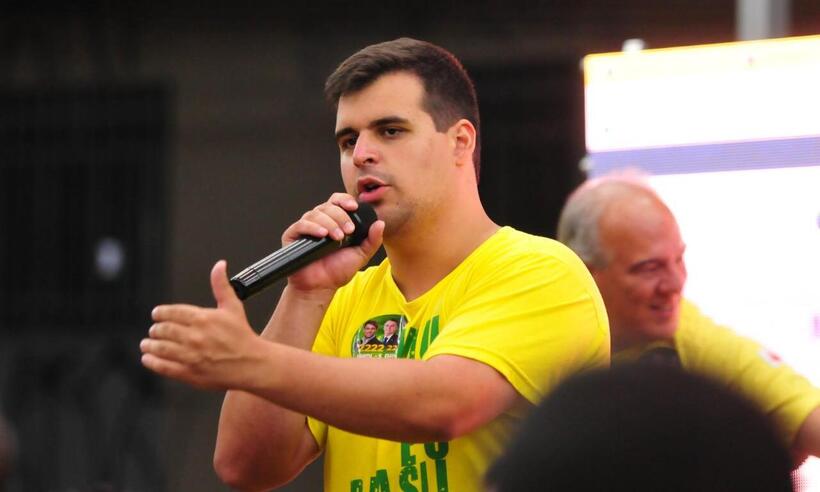 Bruno Engler é reeleito deputado em MG com recorde e agradece a Bolsonaro - Marcos Vieira/EM/DA Press