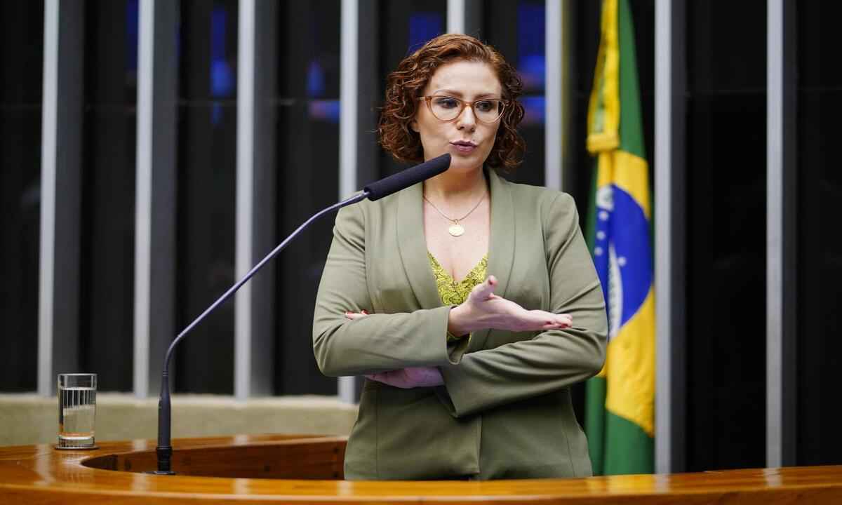 Deputada Federal Carla Zambelli (PL) -  (crédito: Pablo Valadares/Câmara dos Deputados)