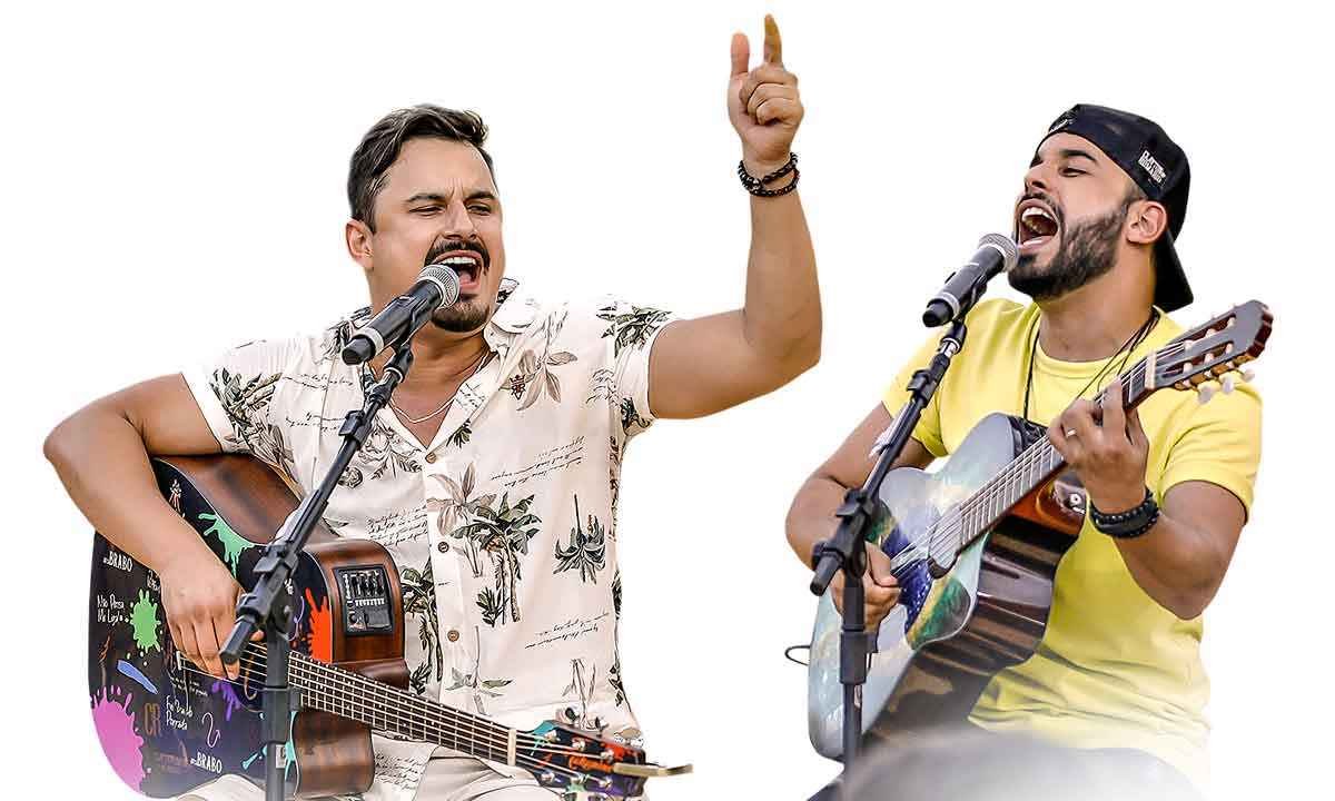 Dupla sertaneja comemora 15 anos com gravação de DVD, sábado, no Mineirão -  Rubens Cerqueira/Divulgação