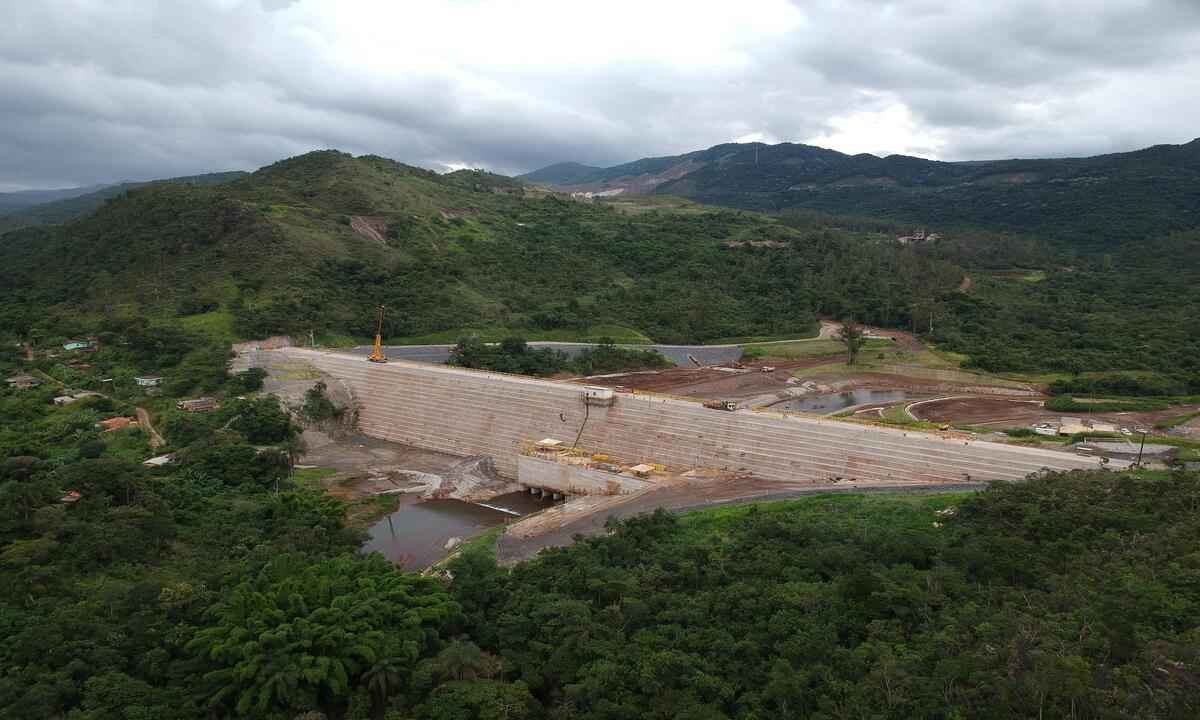 Barragem da Vale em Barão de Cocais obtém declaração de redução de risco - Mateus Parreiras/EM/D.A Press
