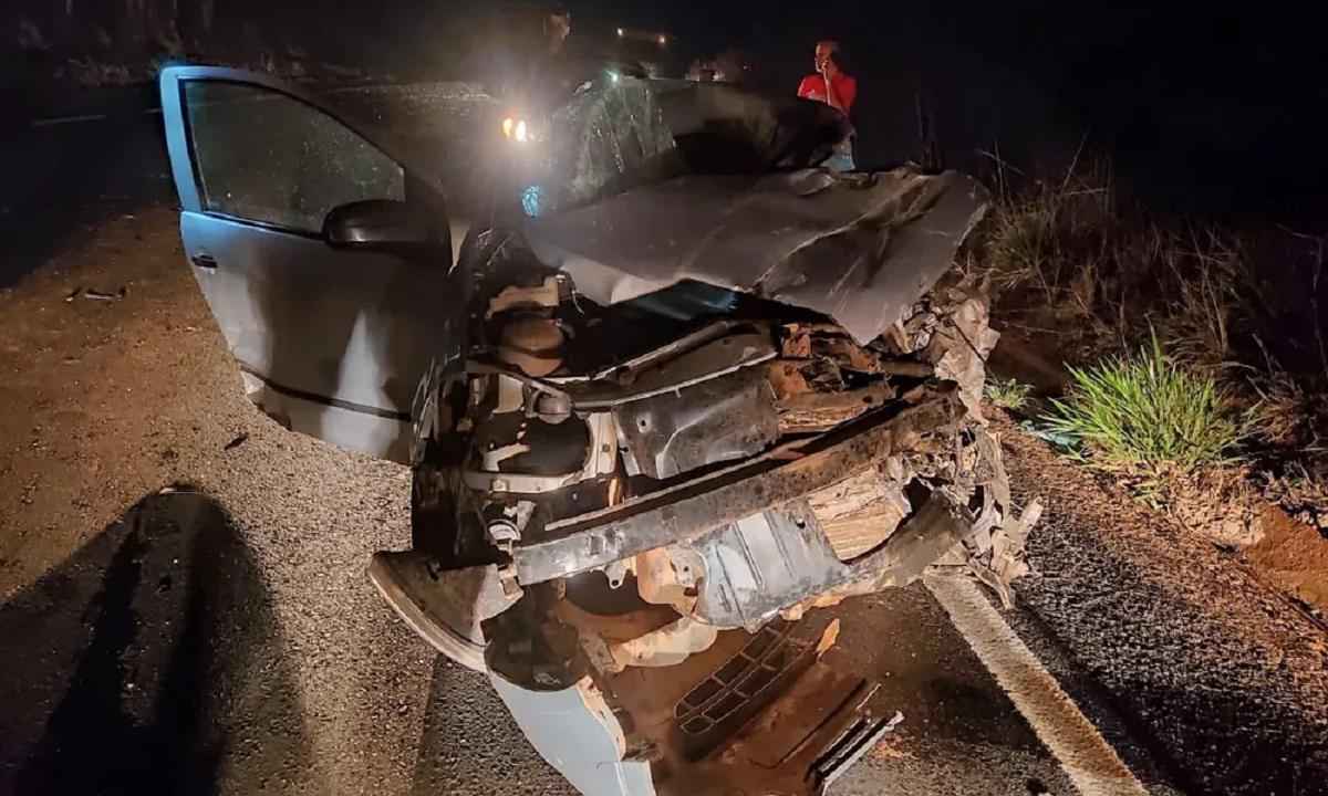 Motorista alcoolizado bate caminhão de frente com carro e uma pessoa morre - Divulgação/PMMG
