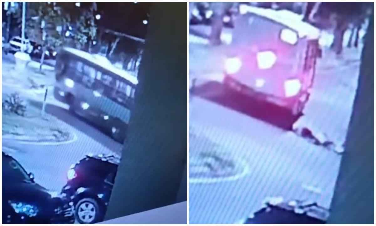 Vídeo: ciclista morre em Belo Horizonte após ser atropelado por ônibus - Câmera de monitoramento/Reprodução