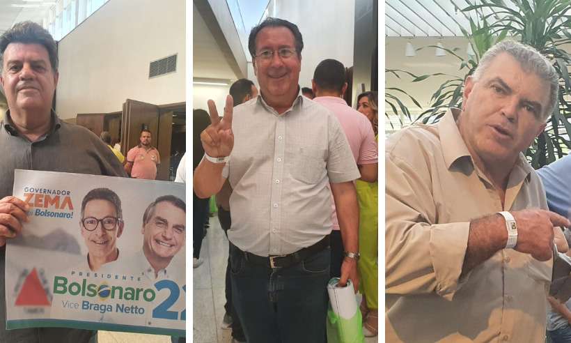 Apoio de prefeitos de Minas a Bolsonaro vai de kit-campanha a meta de votos - Matheus Muratori/EM/DA Press