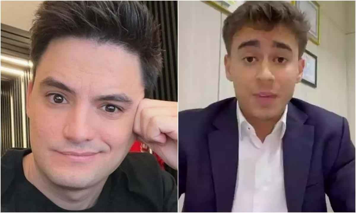 Felipe Neto e Nikolas trocam farpas para defender Lula e Bolsonaro - Reprodução/Redes Sociais