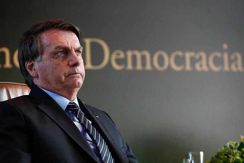 Propaganda eleitoral de Bolsonaro é interrompida por infração - Alan Santos/PR