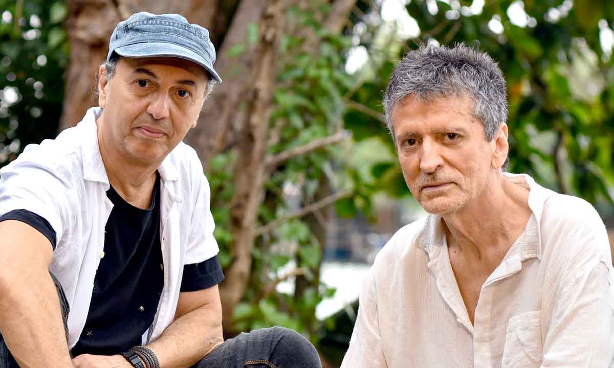 Zeca Baleiro e Vinicius Cantuária lançam o disco 'Naus' em BH, nesta sexta - Simone Kontraluz/divulgação
