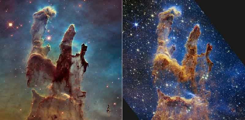 Telescópio James Webb: as impressionantes imagens dos 'Pilares da Criação' - STScI