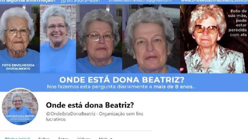 Sumiço de idosa em excursão a Aparecida completa 10 anos e segue como mistério - Reprodução