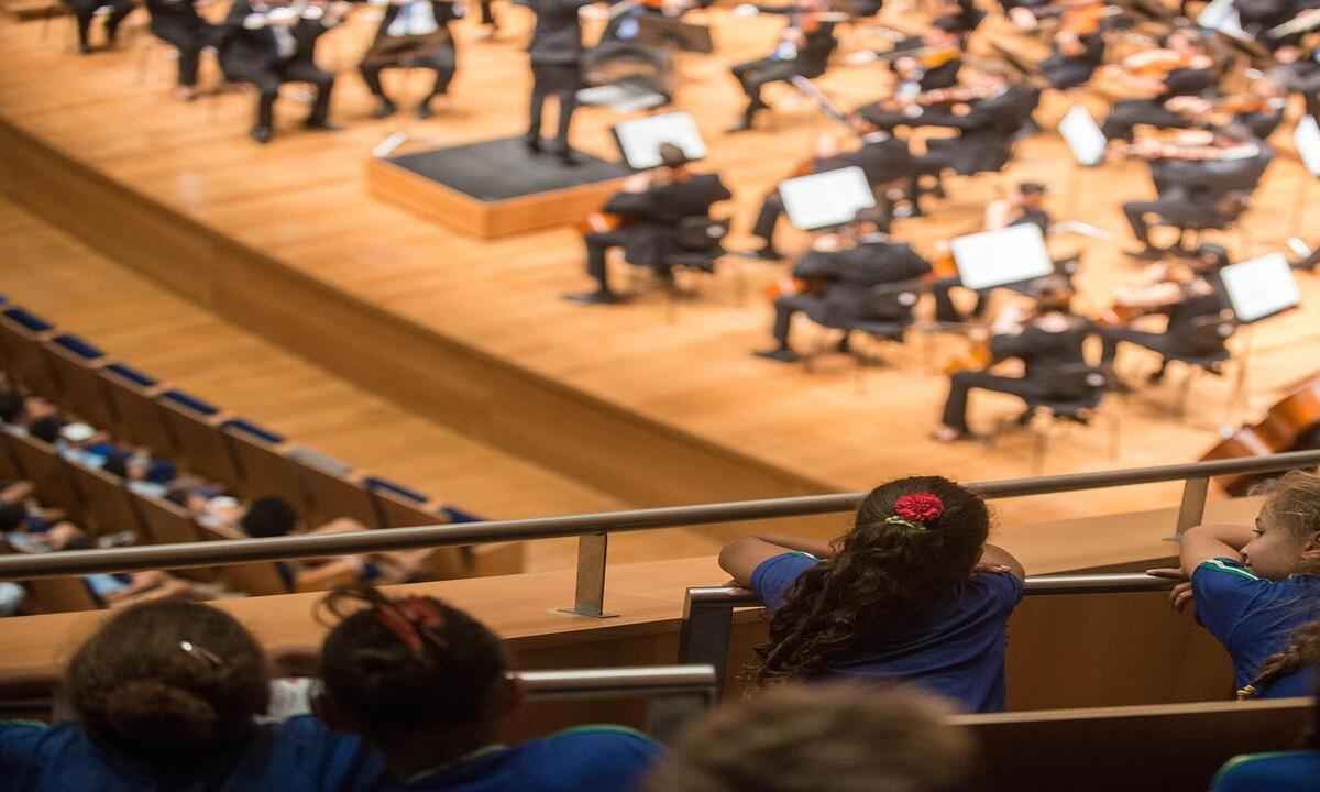 Sete mil alunos participam da volta dos Concertos Didáticos da Filarmônica - Orquestra Filarmônica de Minas Gerais/Reprodução