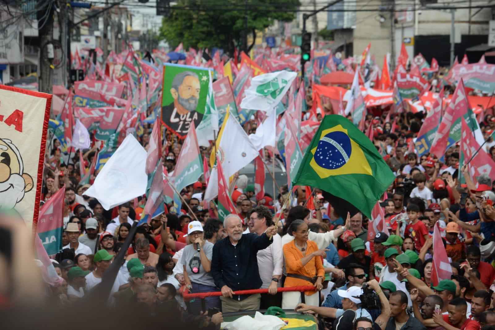 Lula e Tebet fazem coro pela redução de abstenções e voto dos indecisos - Tulio Santos/EM/DA Press