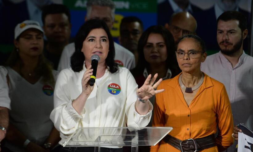 Bolsonaro x Tebet: trocas de farpas, acusações e desprezo em falas duras - Tulio Santos/EM/D.A Press