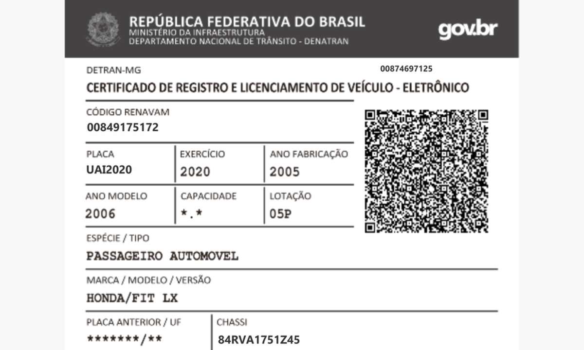 Registro de veículos será exigido de motoristas a partir de novembro em MG - Detran-MG