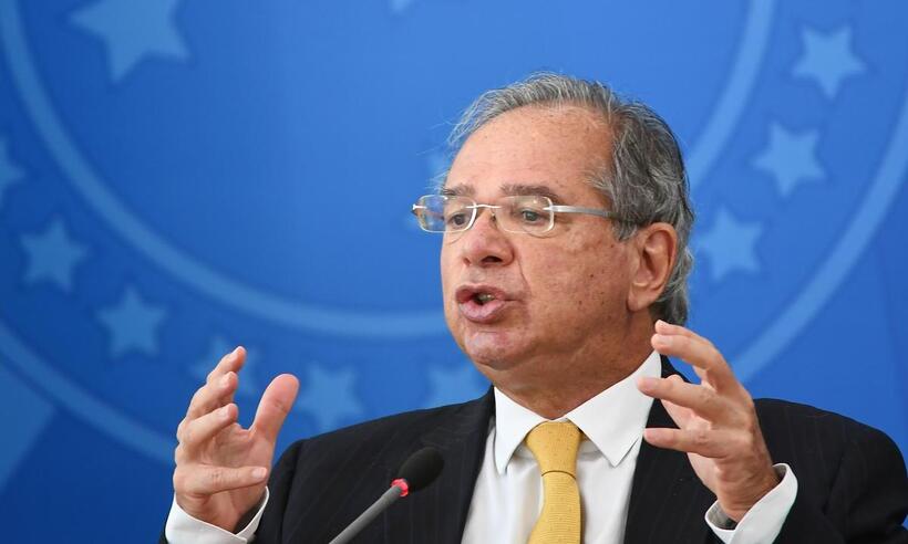 Paulo Guedes participa de debate com empresários nesta quarta-feira em BH - Evaristo Sá/AFP