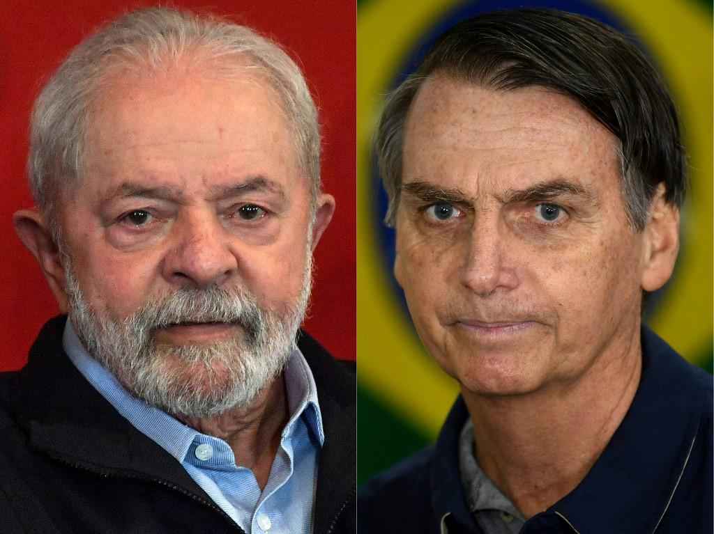 Campanhas de Lula e Bolsonaro caçam 5,2 mi de votos "disponíveis" em MG - NELSON ALMEIDA, Mauro PIMENTEL / AFP
