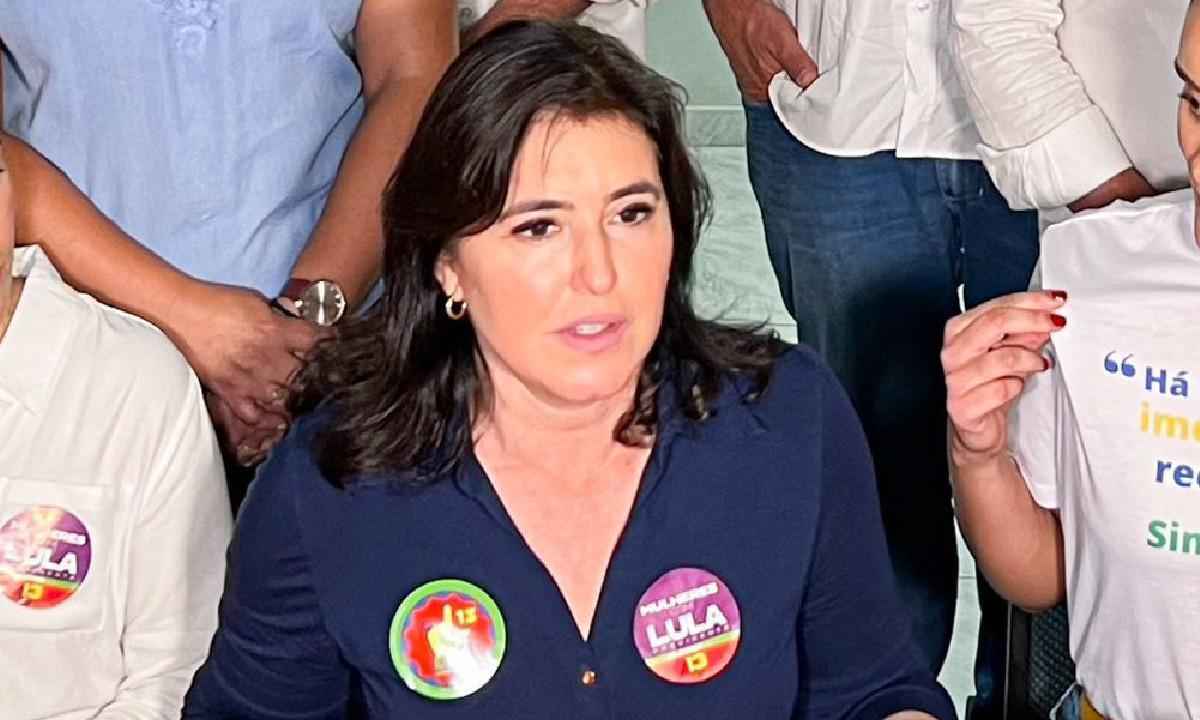 Tebet em Minas: 'Bolsonaro quer levar eleições para o terceiro turno' - Divulgação/Assessoria Simone Tebet