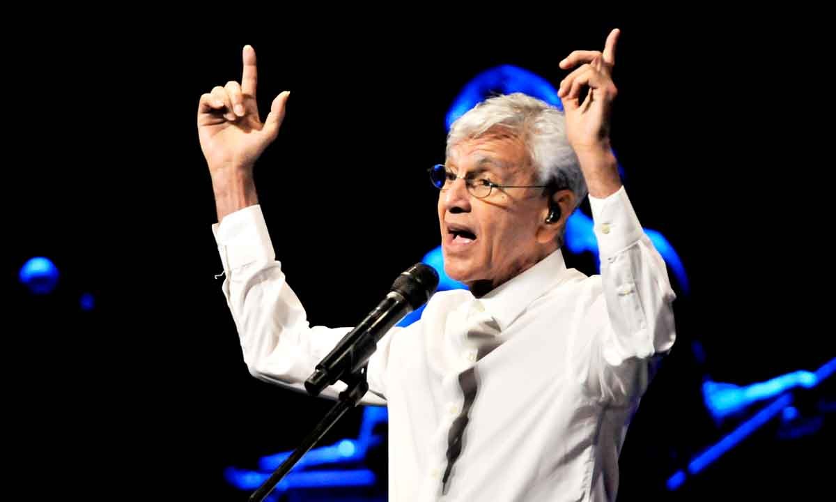 Caetano Veloso apresenta o show 'Meu coco', neste sábado, no Expominas - Marcos Vieira/EM/D.A Press