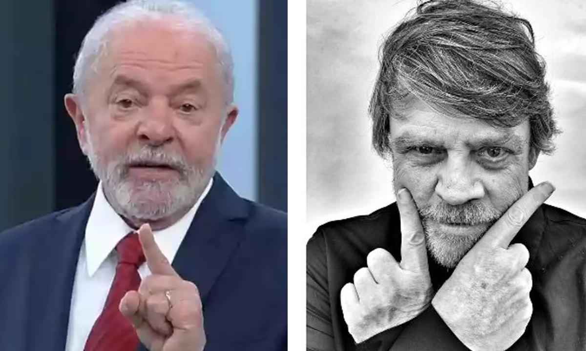 Mark Hamill, ator de Luke Skywalker em Star Wars, reforça apoio a Lula - Reprodução/TV Globo/Redes Sociais