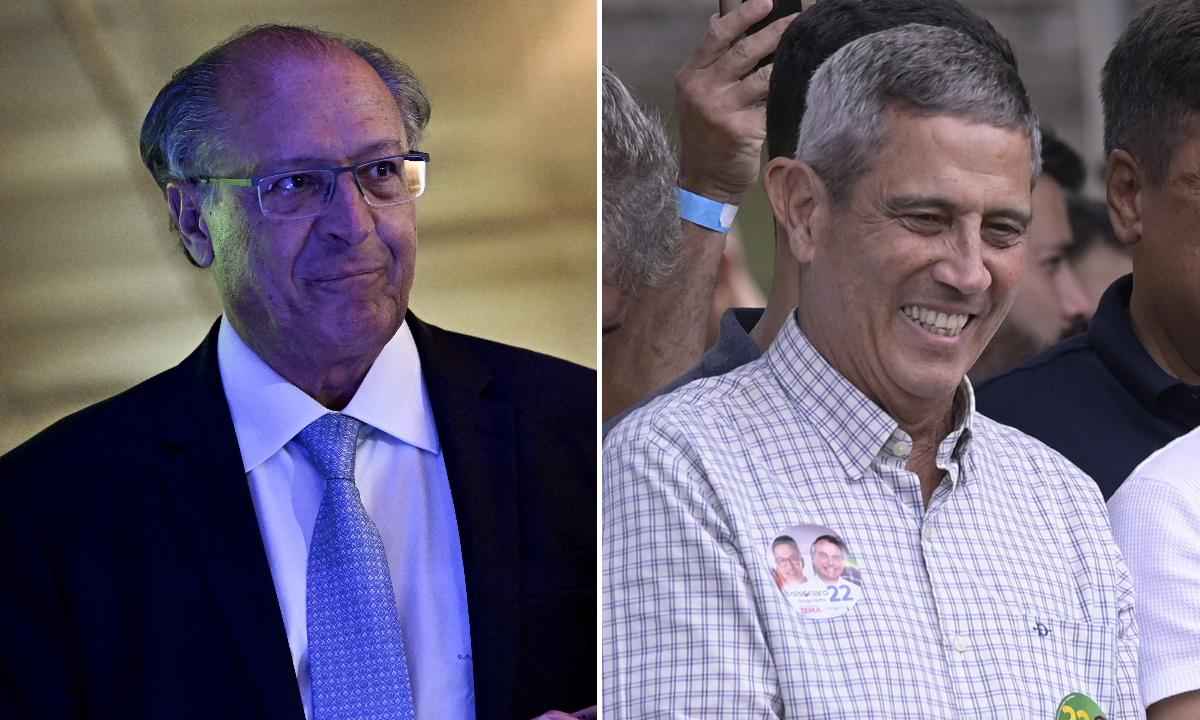 Um ex-tucano e um general como vices de Lula e Bolsonaro - DOUGLAS MAGNO / AFP - MAURO PIMENTEL / AFP
